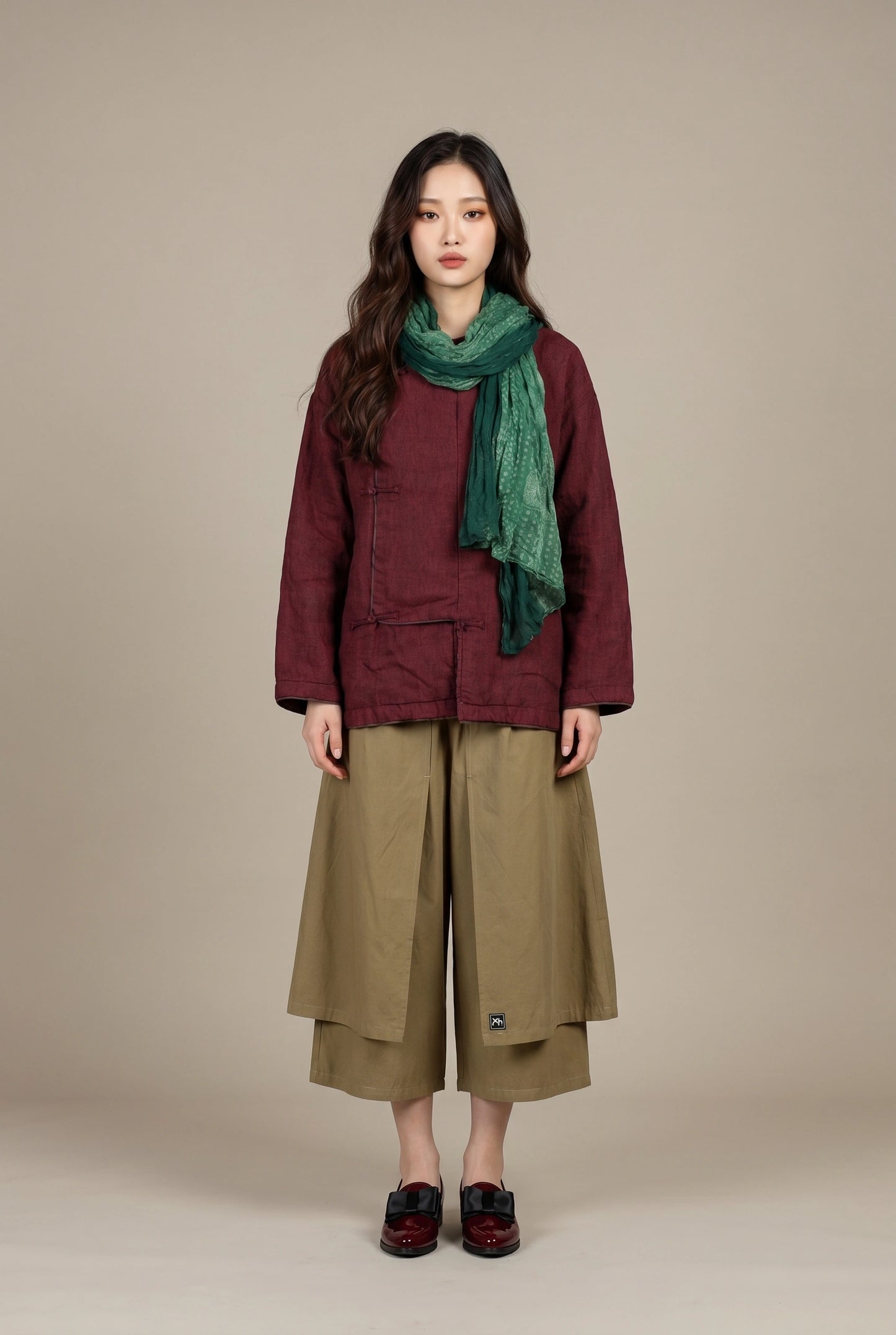 Heritage Padded Jacket (Dark Red)