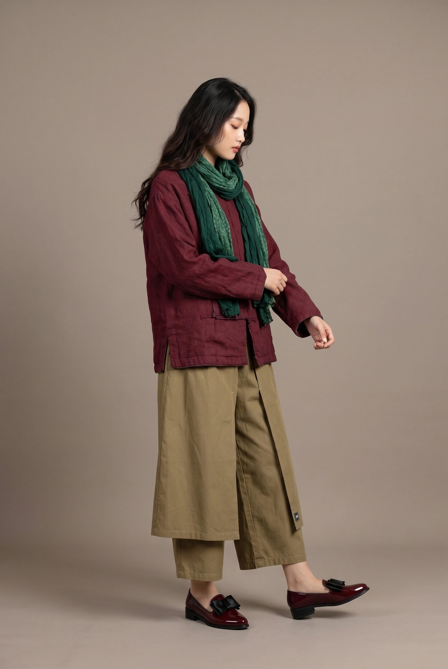 Heritage Padded Jacket (Dark Red)