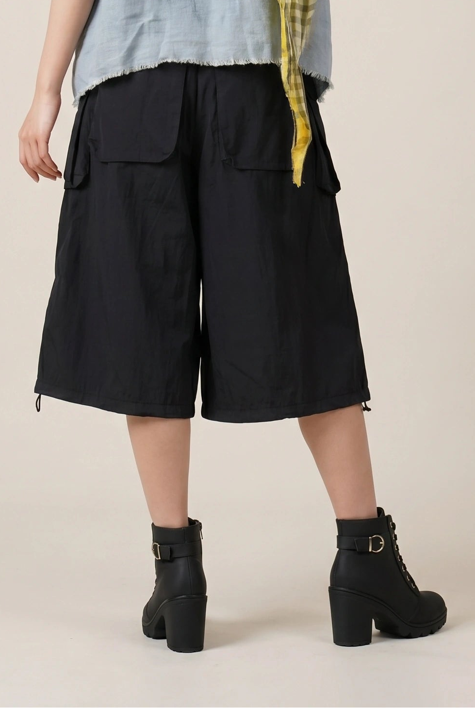 Midnight Structure Culottes–Black
