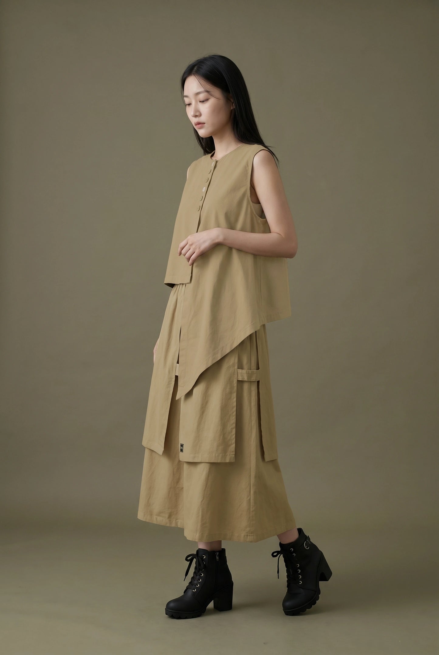 Sidefall Drape Vest