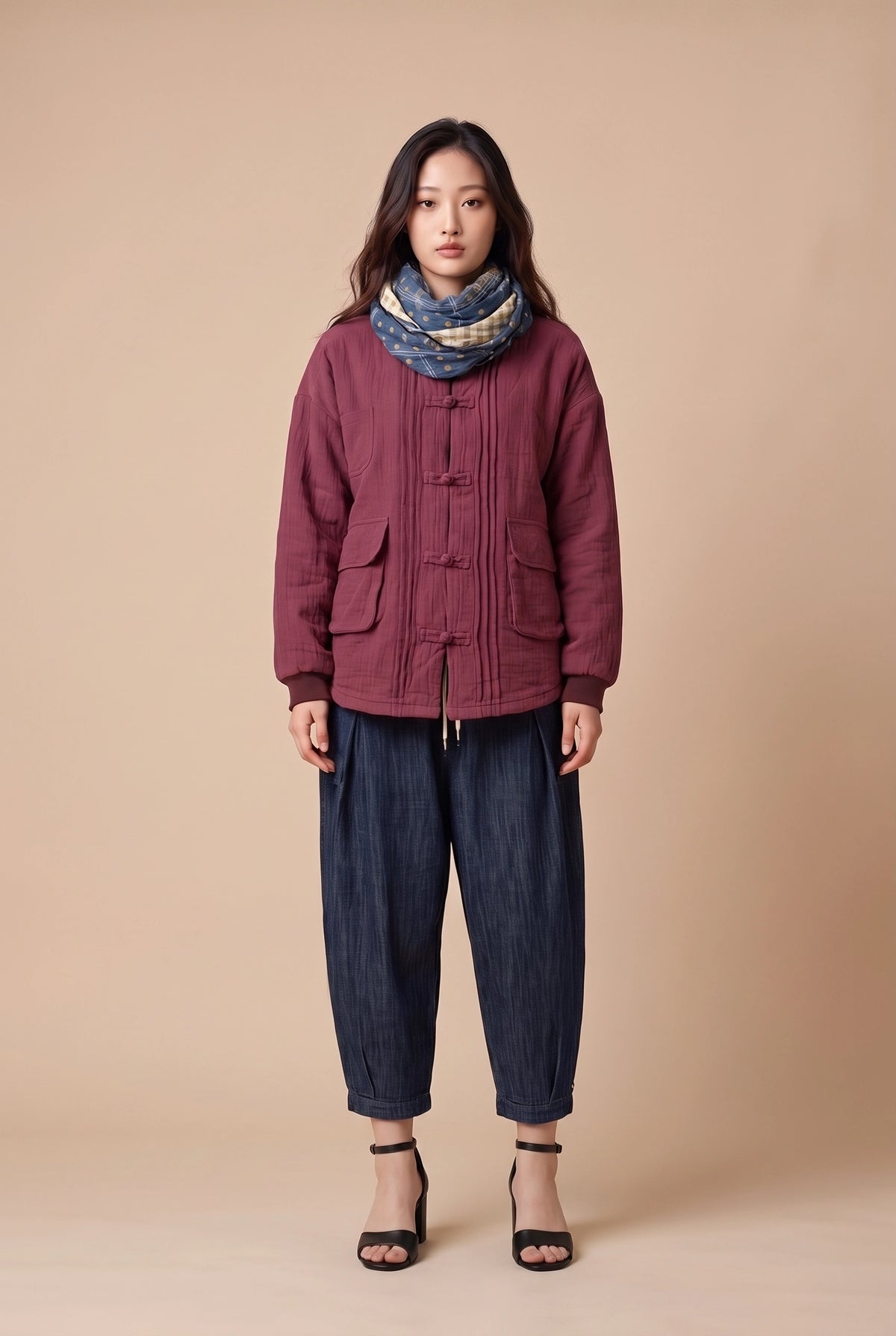 Claret Quilted Heritage Jacket