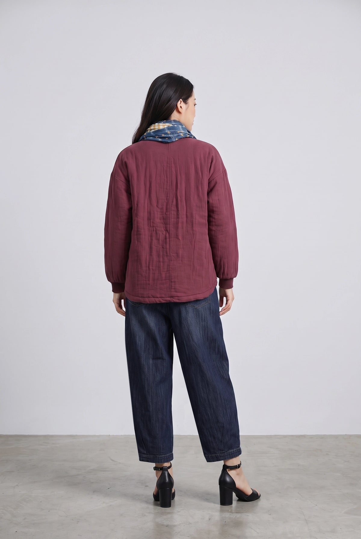 Claret Quilted Heritage Jacket