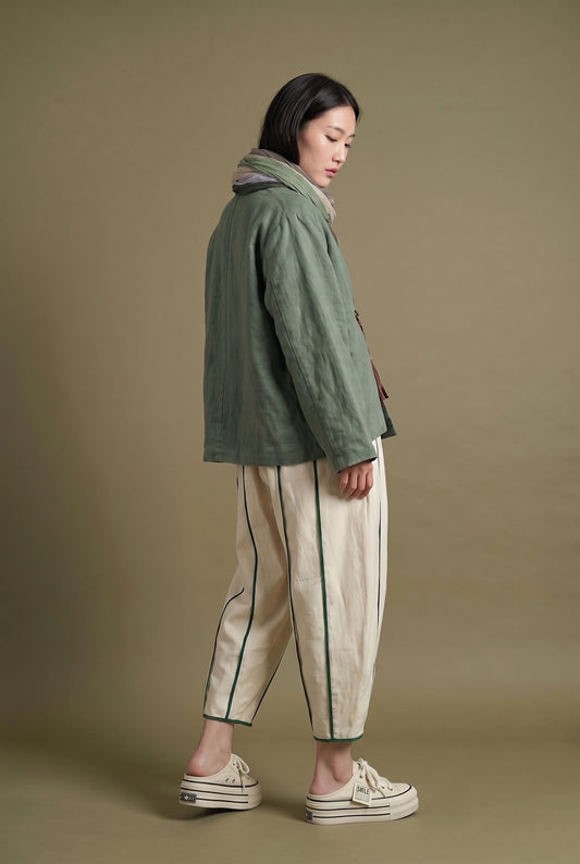 Willow Tassel Linen Jacket