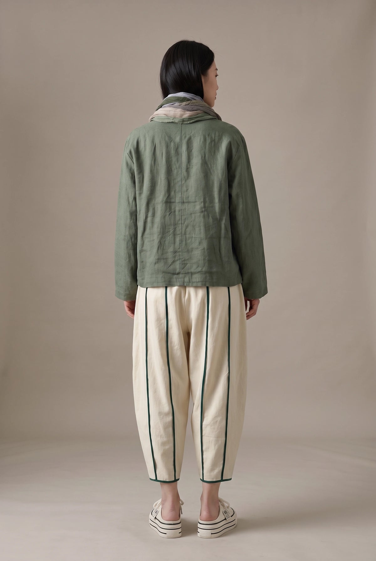 Willow Tassel Linen Jacket