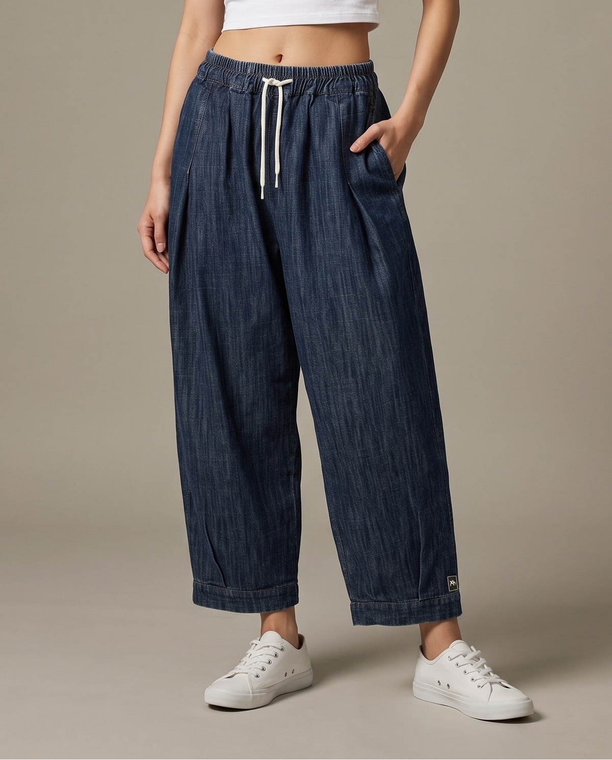 Indigo Easy Denim Pants