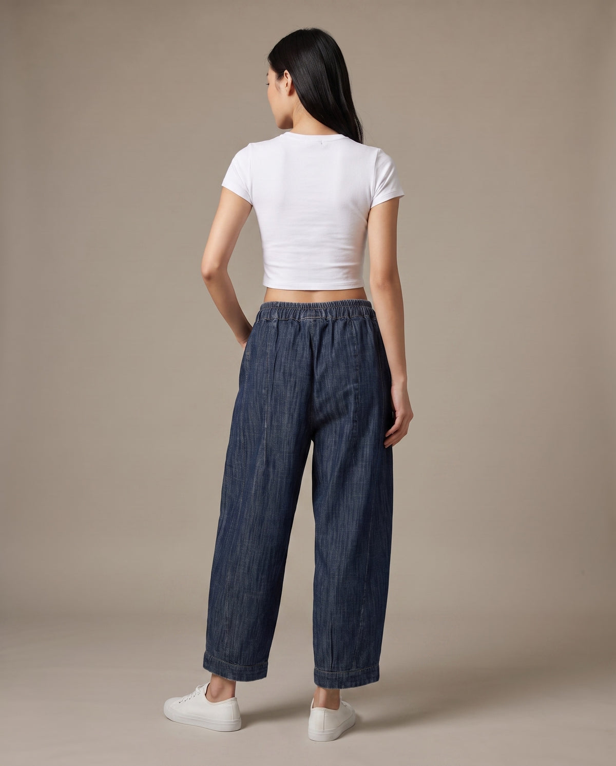 Indigo Easy Denim Pants