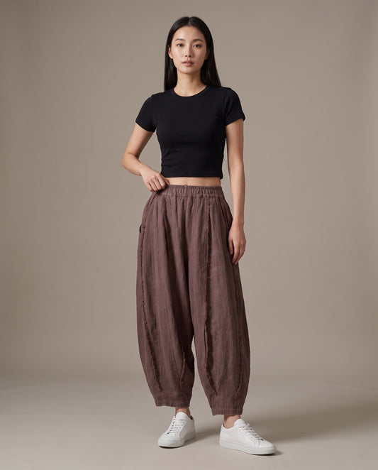 Ease Pants - Plum