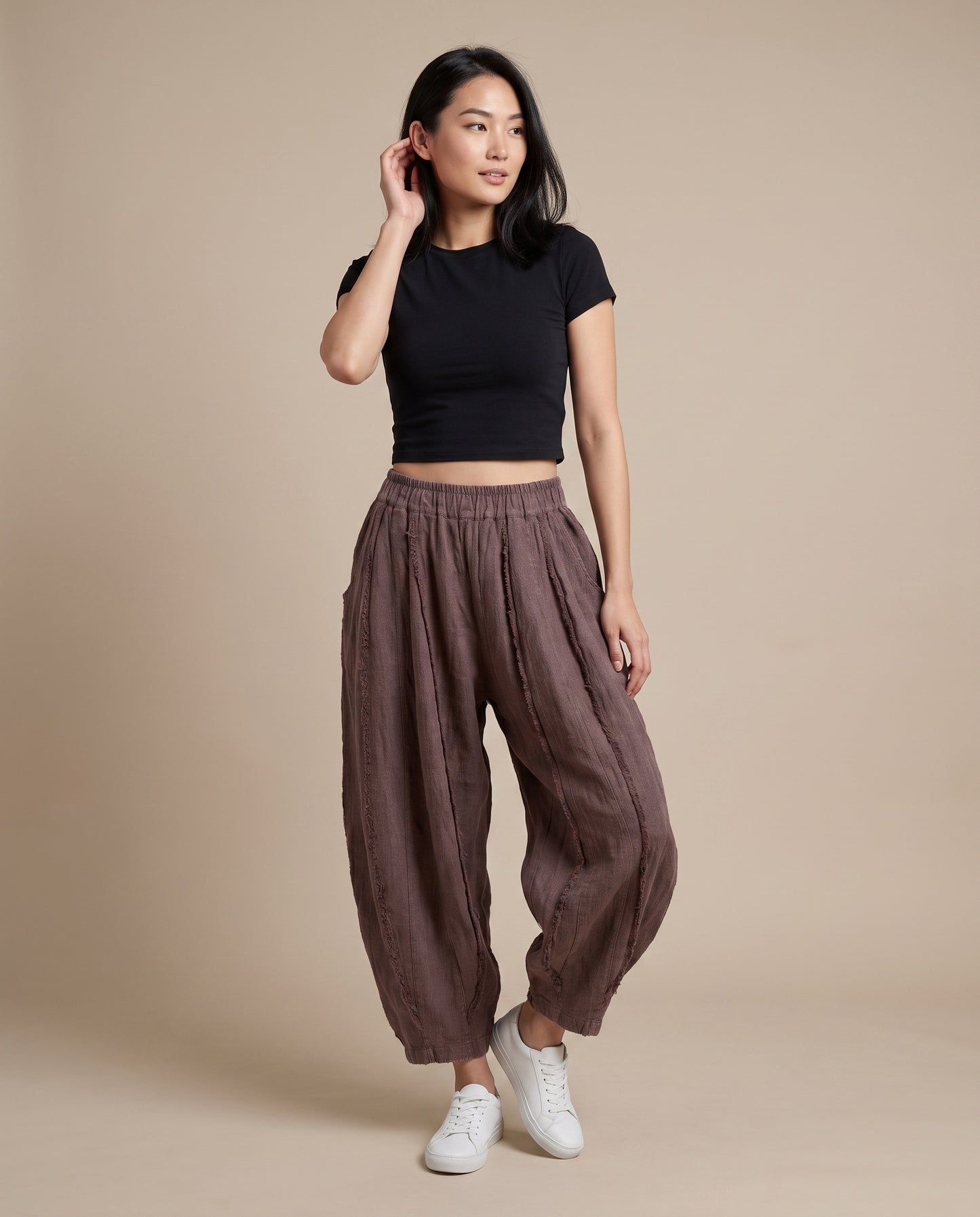 Ease Pants - Plum