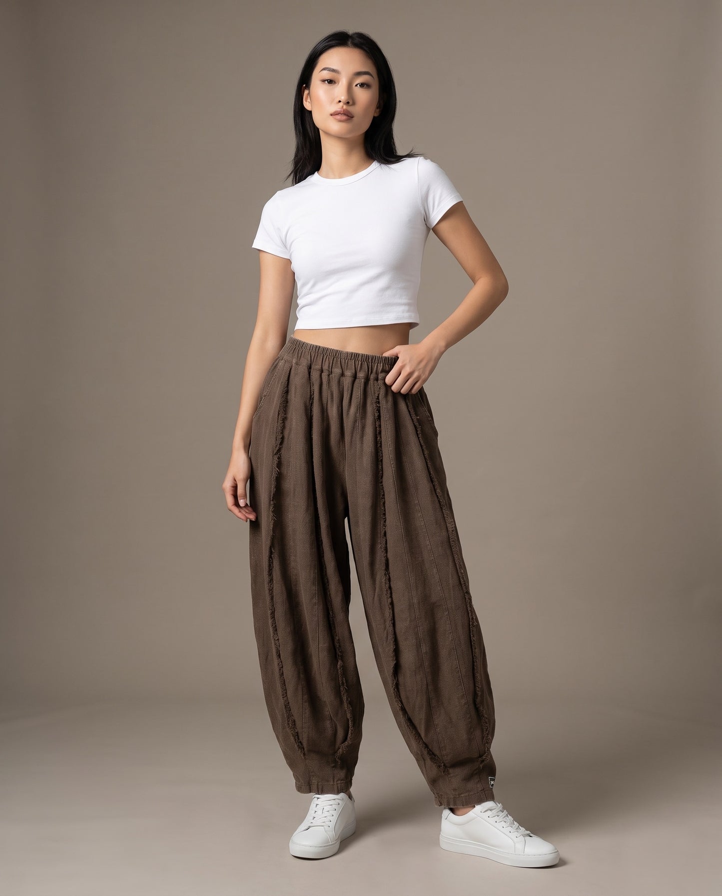 Ease Pants - Coffee Brown