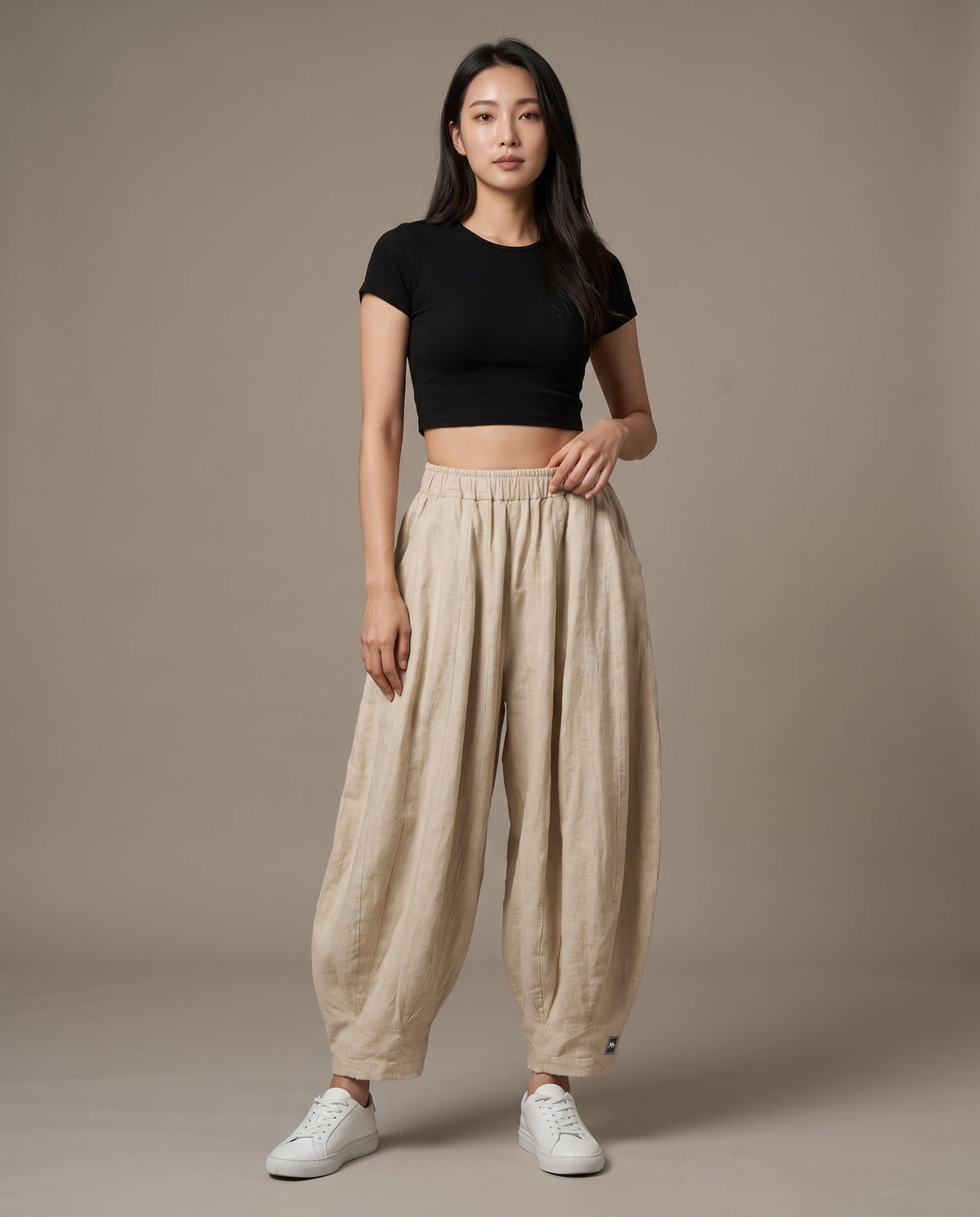 Drift Linen Harem Pants