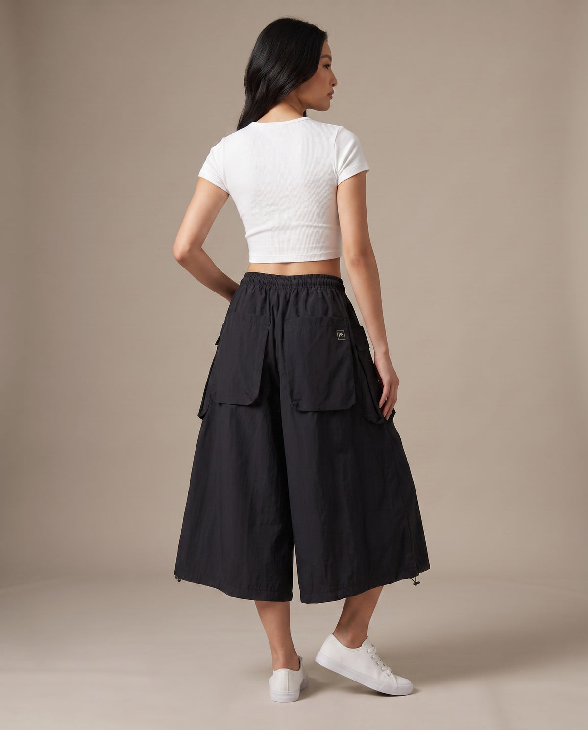 Midnight Structure Culottes–Black