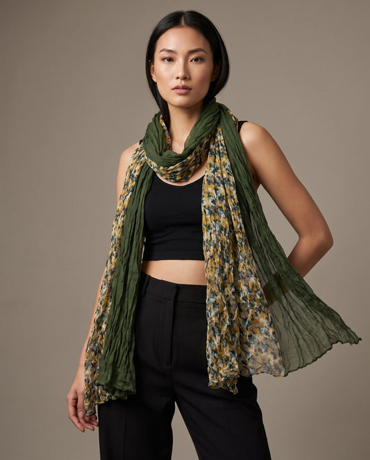 Moss Botanica Crinkle Scarf